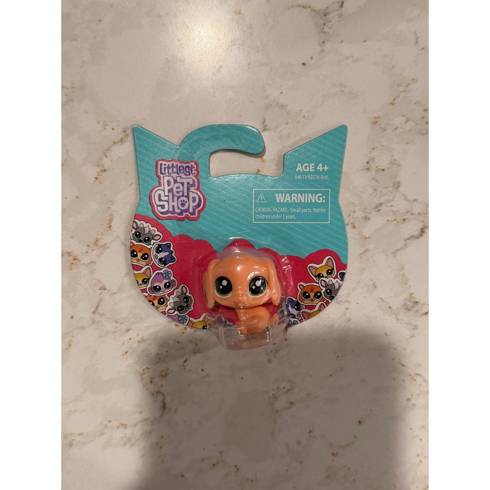 Littlest Pet Shop Orange Puppy Dog Mini Pet Figure Hasbro E4611 E0216 NIB 2018